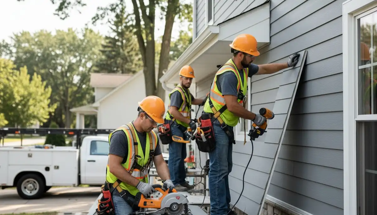 Siding contractors in Milwaukee, WI providing expert residential siding installation and repair