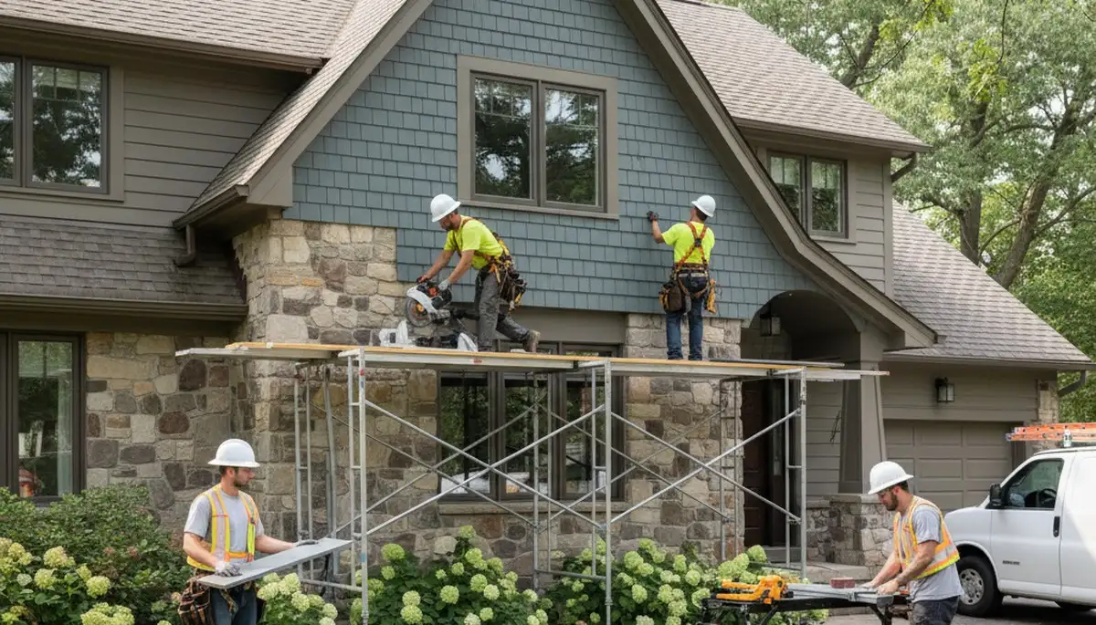 Siding contractors in Milwaukee, WI providing professional exterior siding services