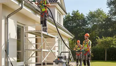 Milwaukee, WI gutter cleaning service by FX Remodeling & Exteriors for clear, protected gutters