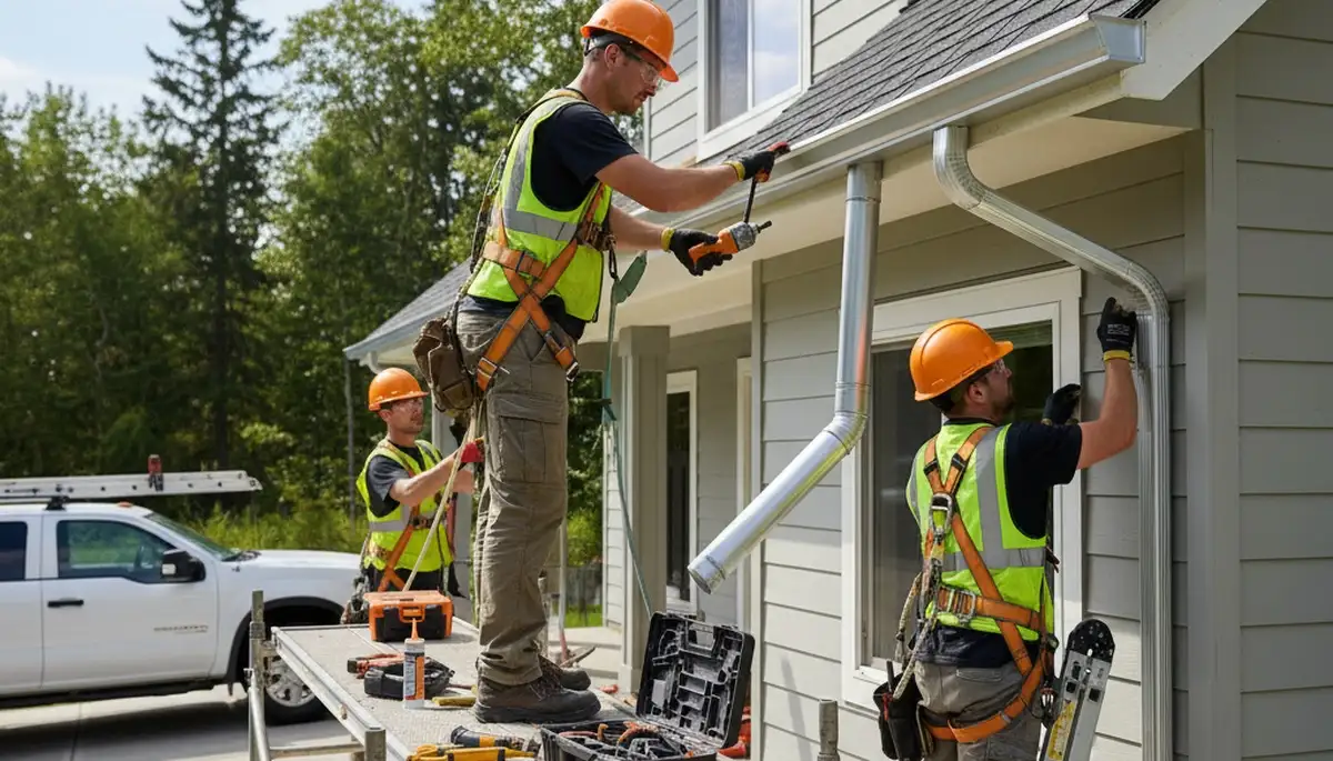 Milwaukee, WI gutter installation by FX Remodeling & Exteriors for home rain and snowmelt protection
