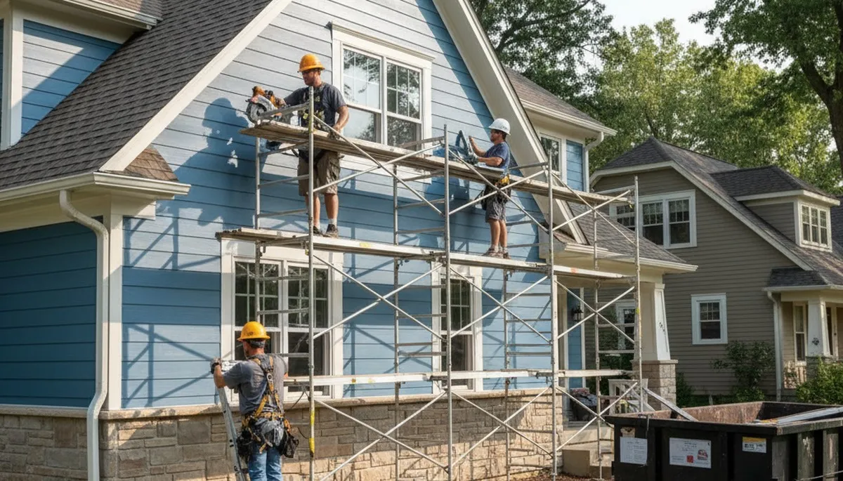 Siding contractor in Milwaukee, WI providing professional home siding installation and replacement services