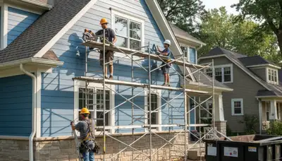 Siding contractor in Milwaukee, WI providing professional home siding installation and replacement services