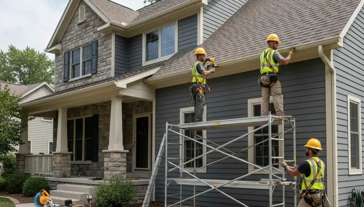 Milwaukee, WI siding contractor service area image for siding installation and replacement