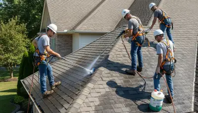 Milwaukee, WI siding contractors providing professional roof cleaning and exterior maintenance