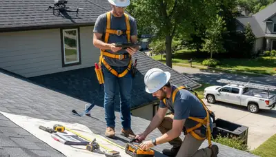 Milwaukee, WI siding contractor inspecting home exterior for damage and repair needs