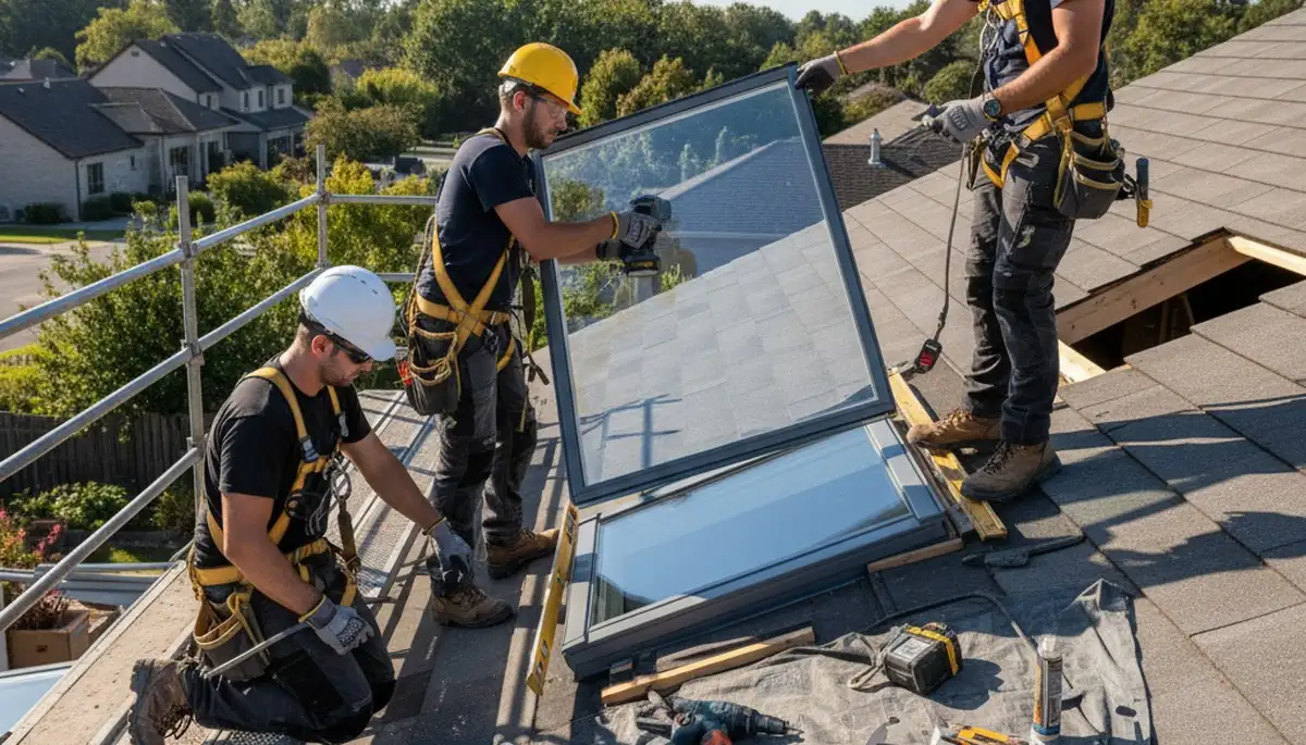 Milwaukee, WI skylight installation by FX Remodeling & Exteriors for bright, weather-ready roofing solutions