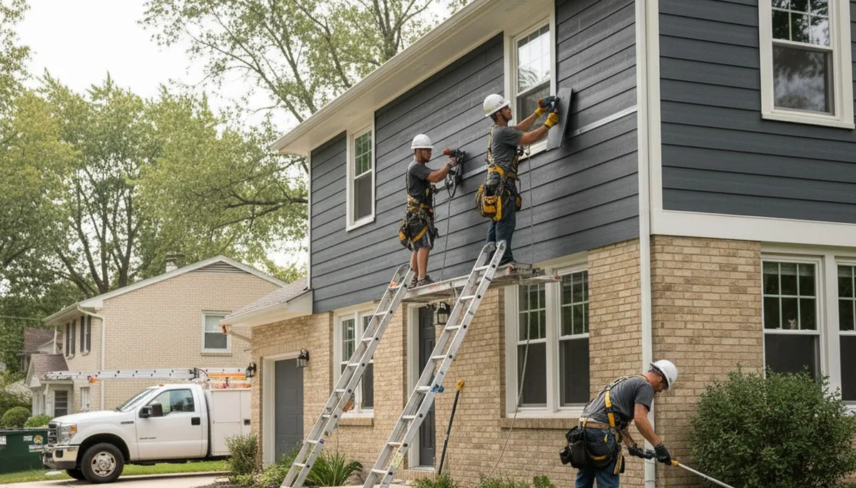 Siding contractors in Milwaukee, WI providing professional exterior siding services