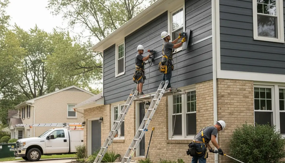 Siding contractors in Milwaukee, WI providing professional exterior siding services
